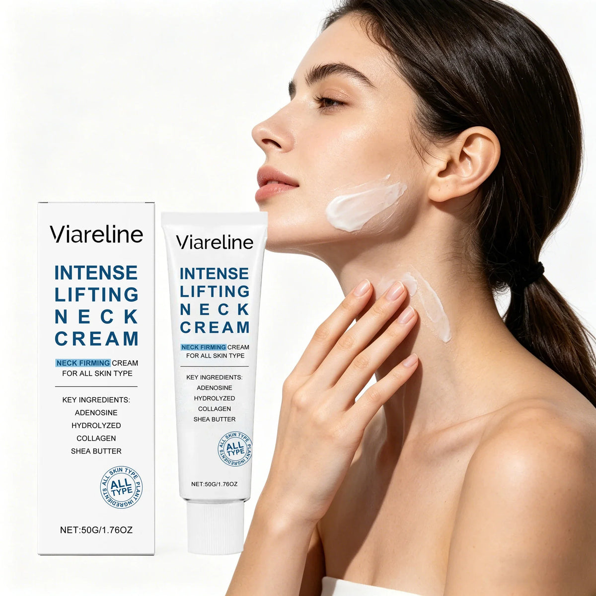 Viareline Neck Firming Cream – Lifting, Tightening & Collagen
