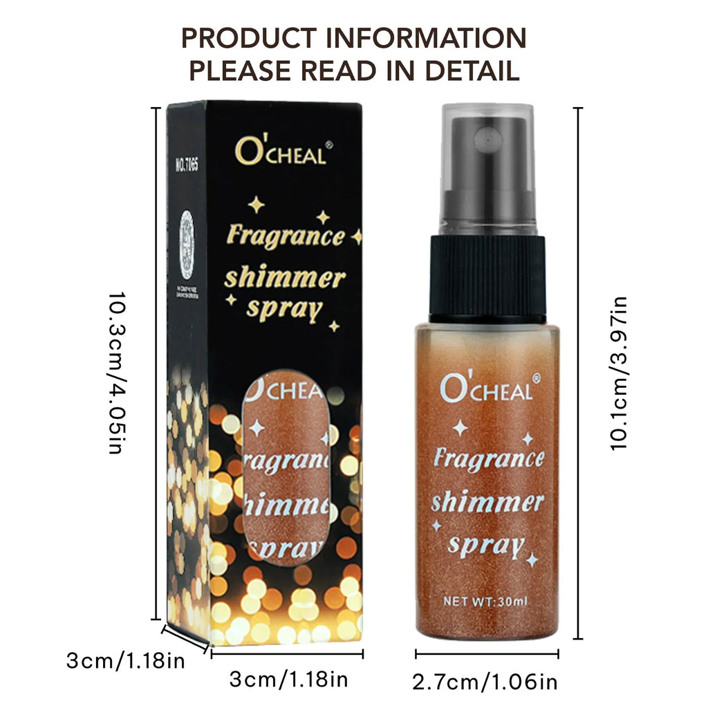 O'Cheal Shimmer Glitter Spray 30ml – Body, Hair & Clothes Glow
