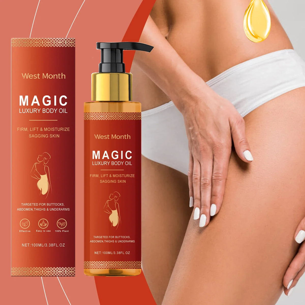 WESTMONTH Magic Luxury Body Oil – Firming & Moisturizing