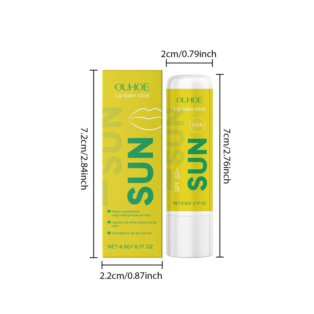 Deep Moisturizing Lip Balm – Fades Lines, SPF & Nourishing