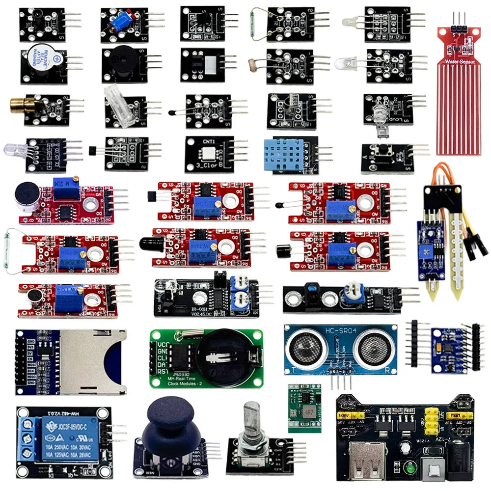 45-in-1 Sensor Module Kit for Arduino & Raspberry Pi Pico