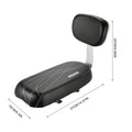 Child Bike Rear Seat Saddle Handle Armrest Footrest Pedal Kid Bicycle