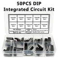 50PCS 74HC DIP IC Kit – 10 Logic Gate ICs for Electronics