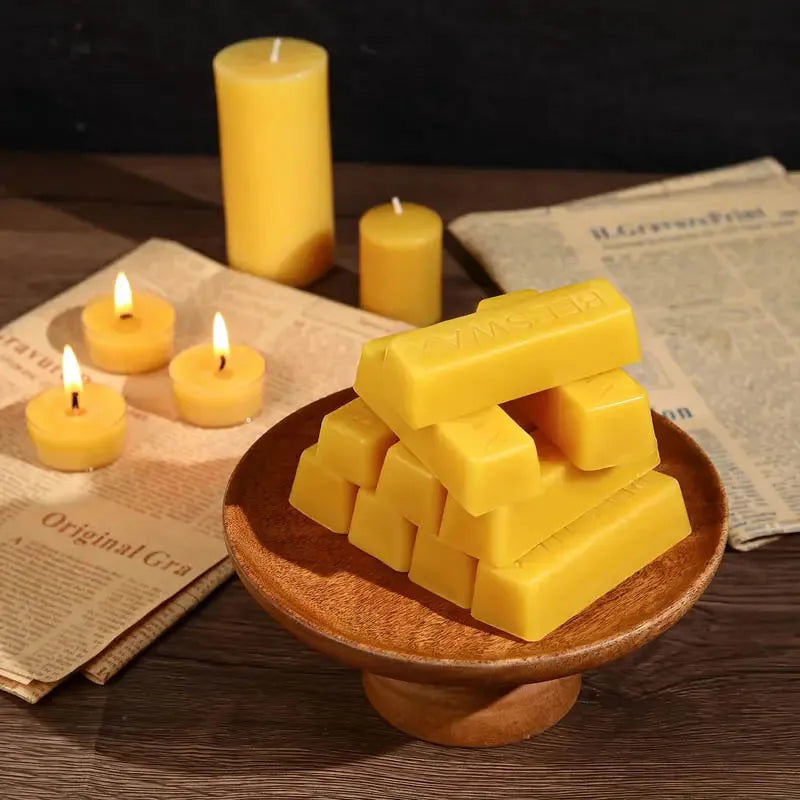 Pure Beeswax Blocks for DIY Candle Making & Aromatherapy