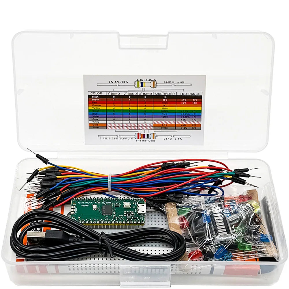Raspberry Pi Pico Electronics Starter Kit – Python & C
