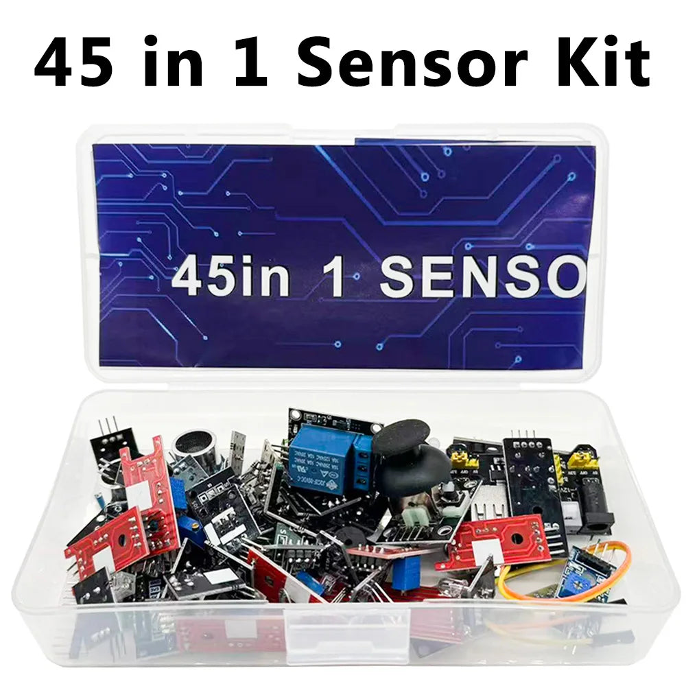 45-in-1 Sensor Module Kit for Arduino & Raspberry Pi Pico