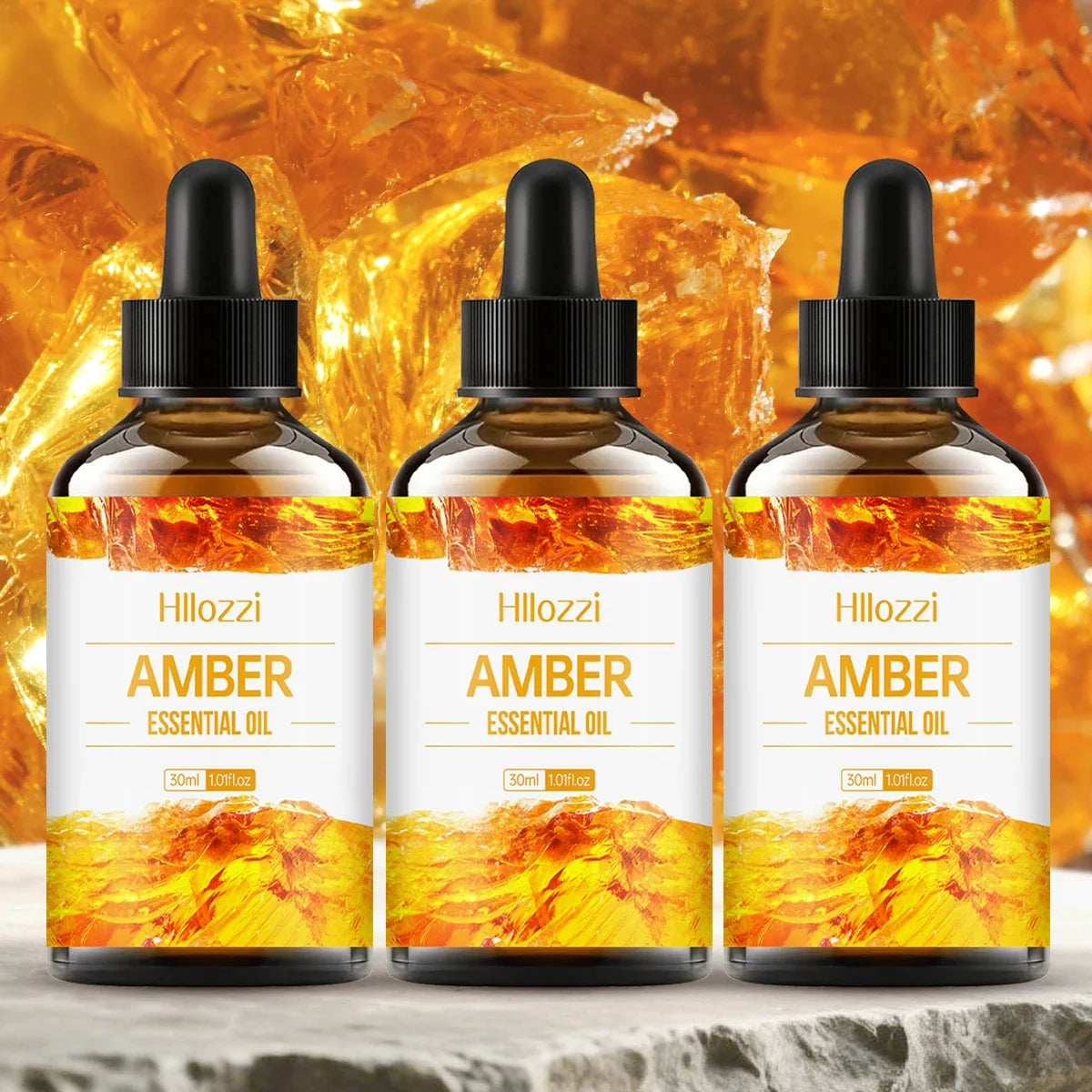 Hllozzi Amber Essential Oil – Massage, Hair Care & Diffuser
