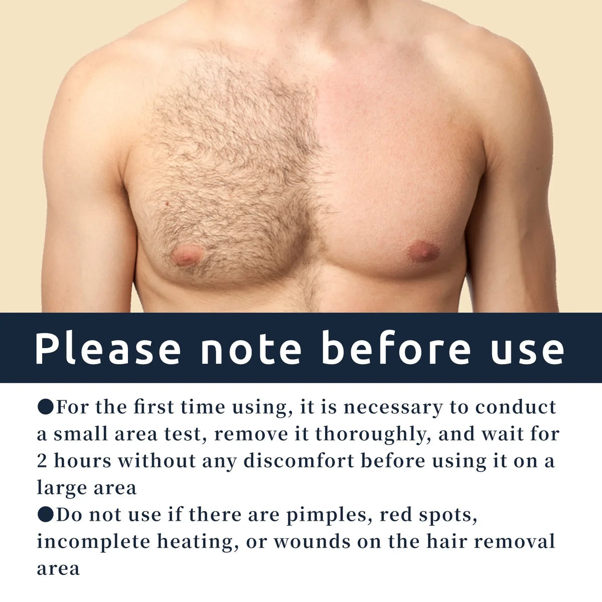 EELHOE Men's Painless Hair Removal Cream & Growth Inhibitor