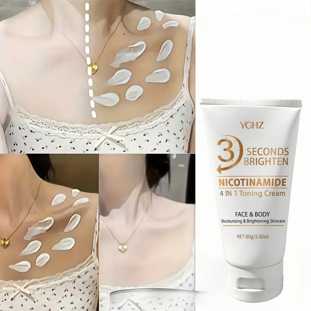 4-in-1 Brightening Moisturizing Cream | Niacinamide, Vitamin C & E