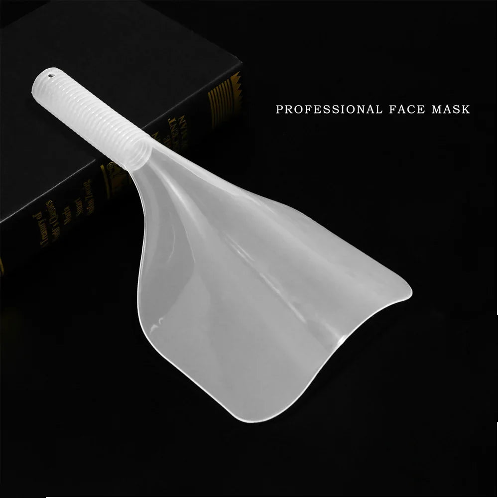 Clear Plastic Hairspray Face Shield for Barber & Hair Salon