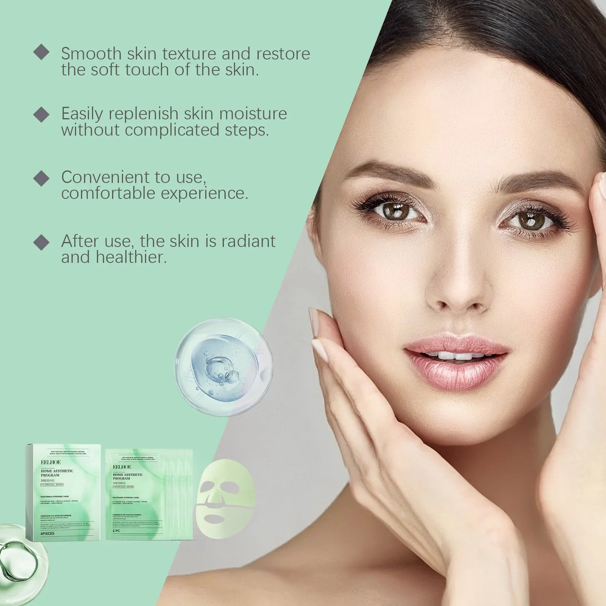 4-Pack Retinol Face Mask – Hydration, Glow & Elasticity