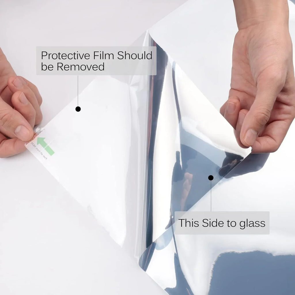 One-Way Privacy Window Film – UV & Heat Blocking, No-Glue
