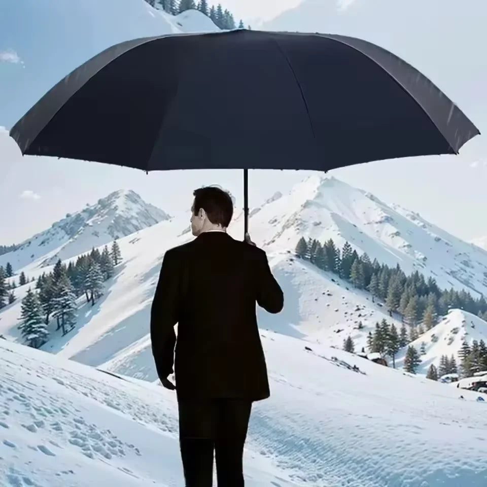 130cm UV Protection Folding Parasol – Sun & Rain Umbrella