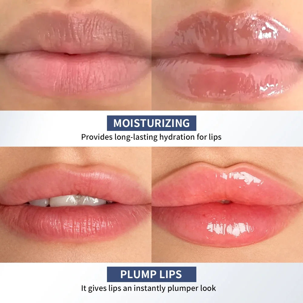 Lakerain Lip Plumper Gloss – Hydrating Volumizer | Fragrance-Free