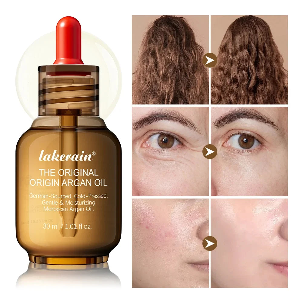 Lakerain Pure Organic Argan Oil – Moisturizing Face Skin Care