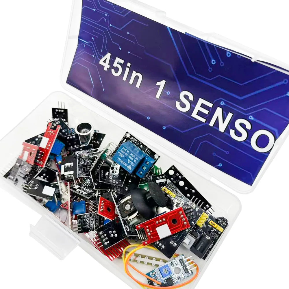 45-in-1 Sensor Module Kit for Arduino & Raspberry Pi Pico