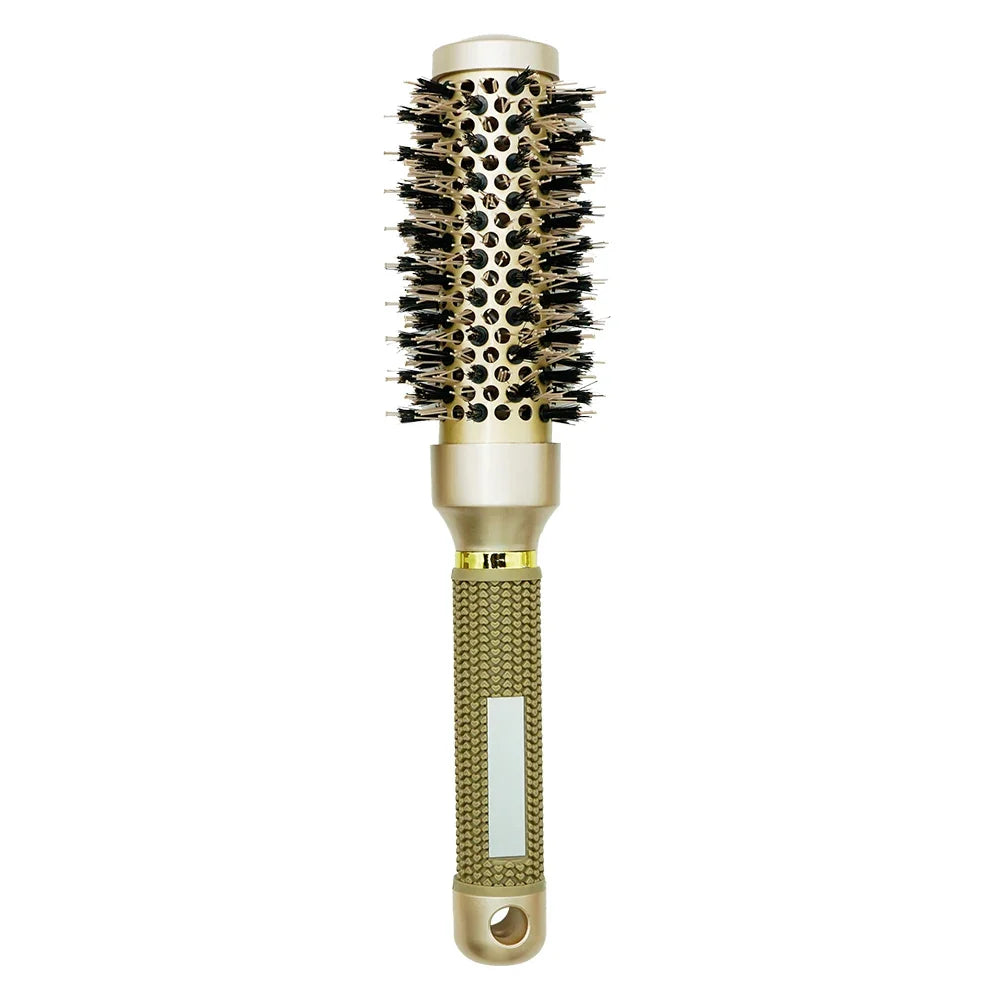 Thermal Round Barrel Hair Brush – Nylon Salon Styling Comb