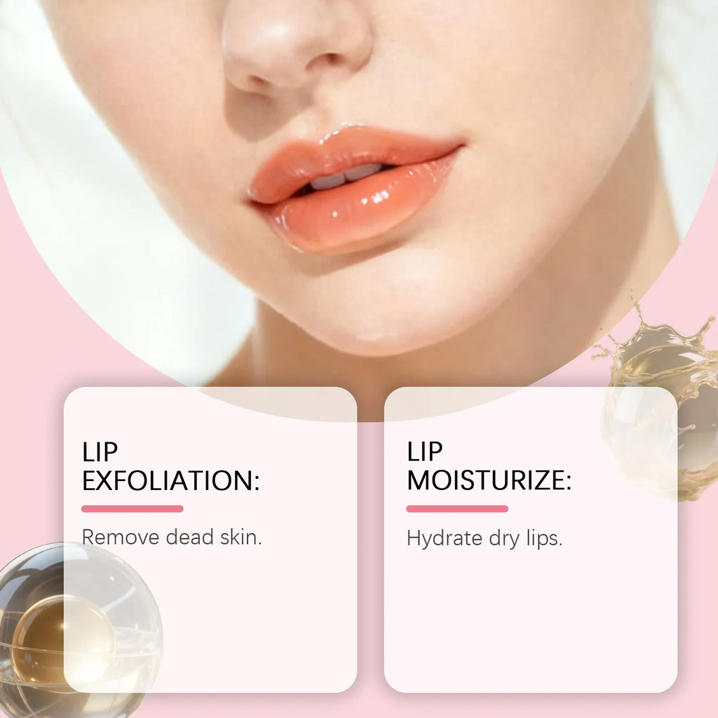 EELHOE Strawberry Lip Scrub – Exfoliating Moisturizing Lip Balm