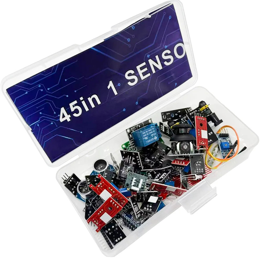 45-in-1 Sensor Module Kit for Arduino & Raspberry Pi Pico