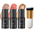 QIC Contour Bronzer Stick – Highlighter, Blush & Concealer