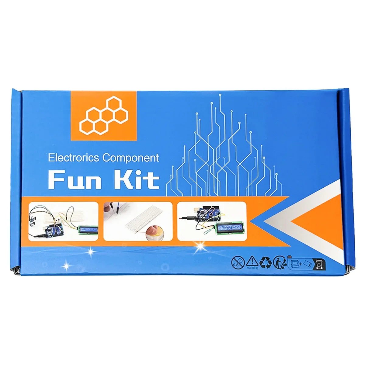 Arduino UNO R3 Electronics Learning Kit – Breadboard & Components