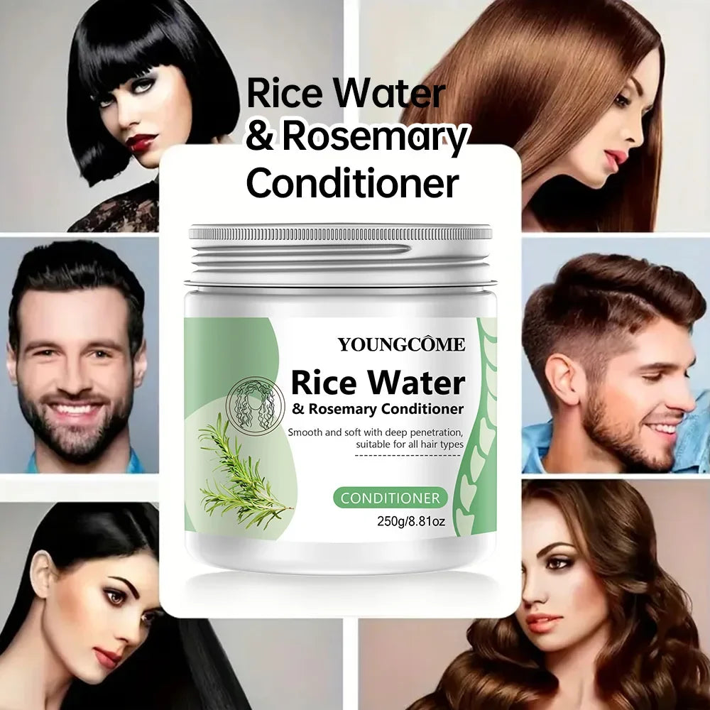 Rice Water & Rosemary Conditioner – Volumizing & Nourishing