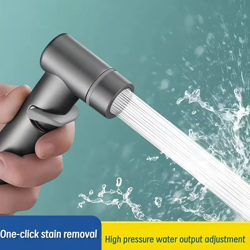 2-Pack Telescopic Handheld Bidet Sprayer Kit | Chrome ABS
