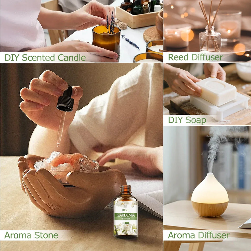 Gardenia Essential Oil – Floral Scent for Massage, Hair & Diffuser