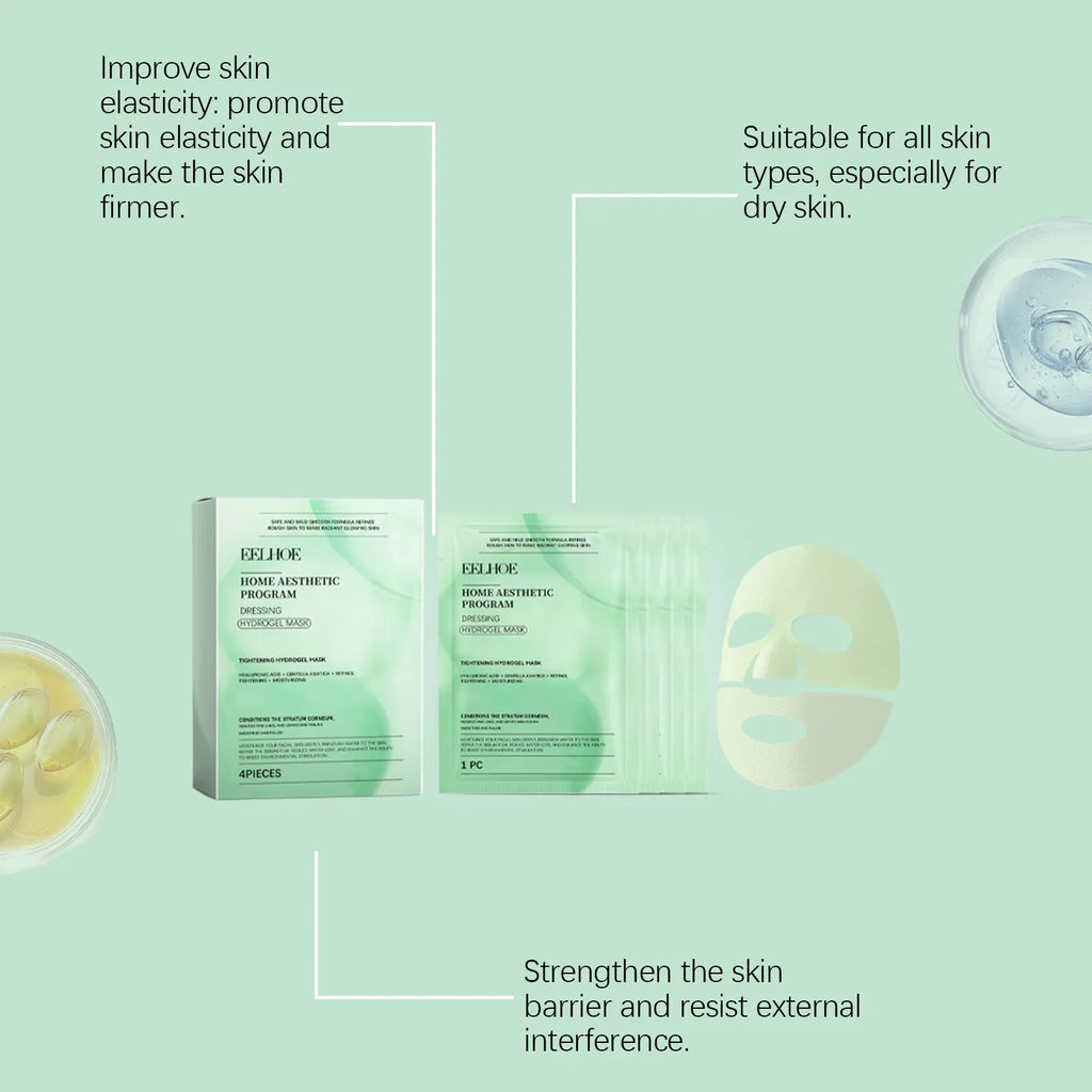 4-Pack Retinol Face Mask – Hydration, Glow & Elasticity