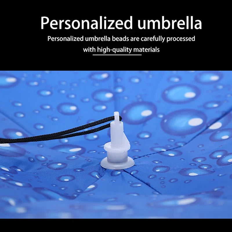 Hands-Free Umbrella Hat – Sun & Rain Shield for Outdoors