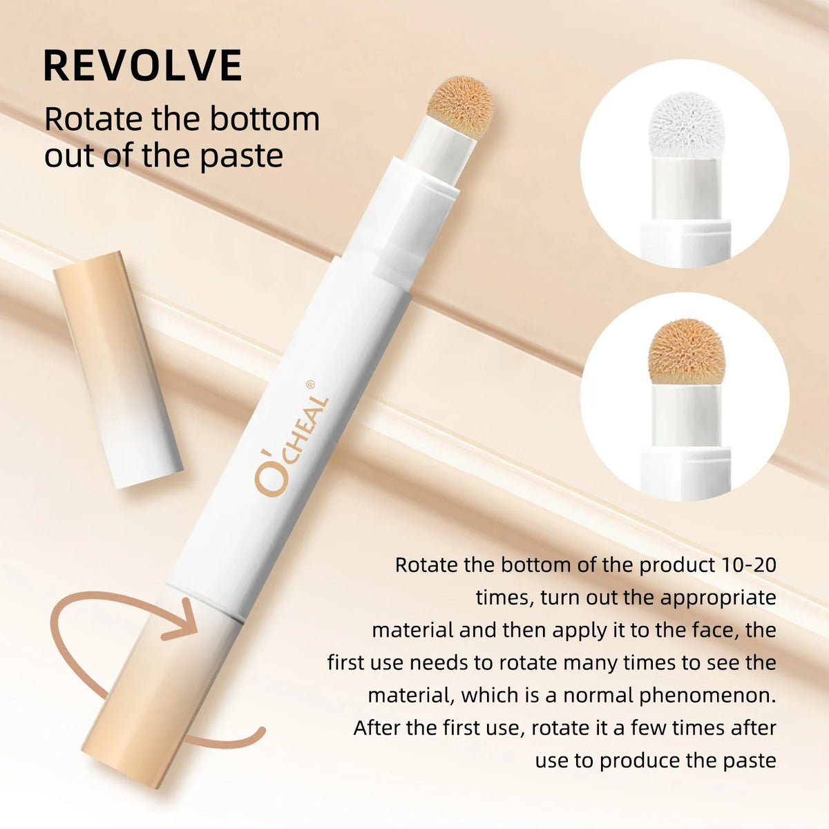 O'Cheal 3-Color Concealer Pen – Waterproof & Long-Lasting