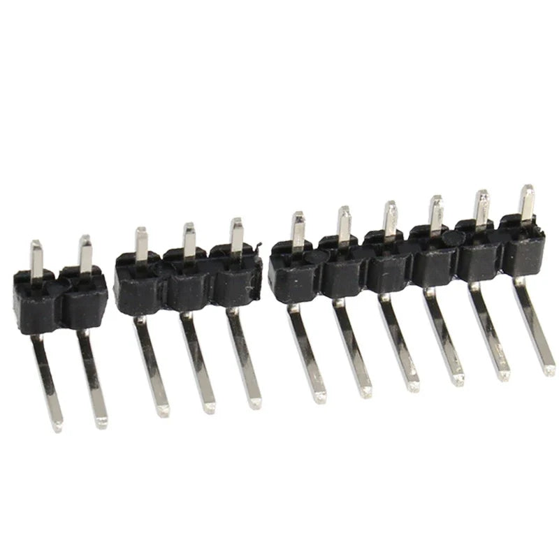 Single Row Right Angle PCB Board Copper Pin Header Connector Male