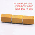 Mini Power Relay HK19F-DC5V-SHG HK19F-DC12V-SHG HK19F-DC24V-SHG Coil