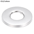 Stainless Steel Water Pipe Wall Covers Self-adhesive Shower Faucet