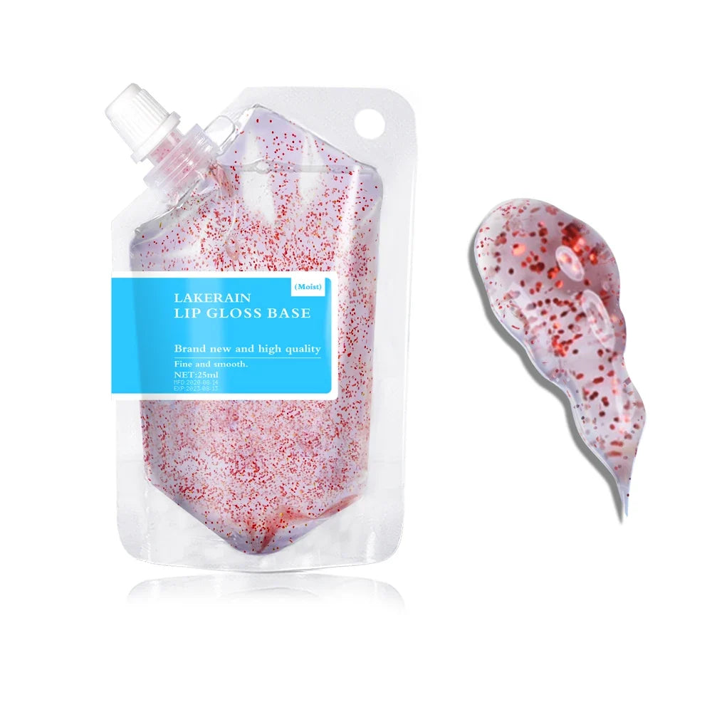 25ml DIY Lip Gloss Base – Matte, Moisturizing & Glitter Options