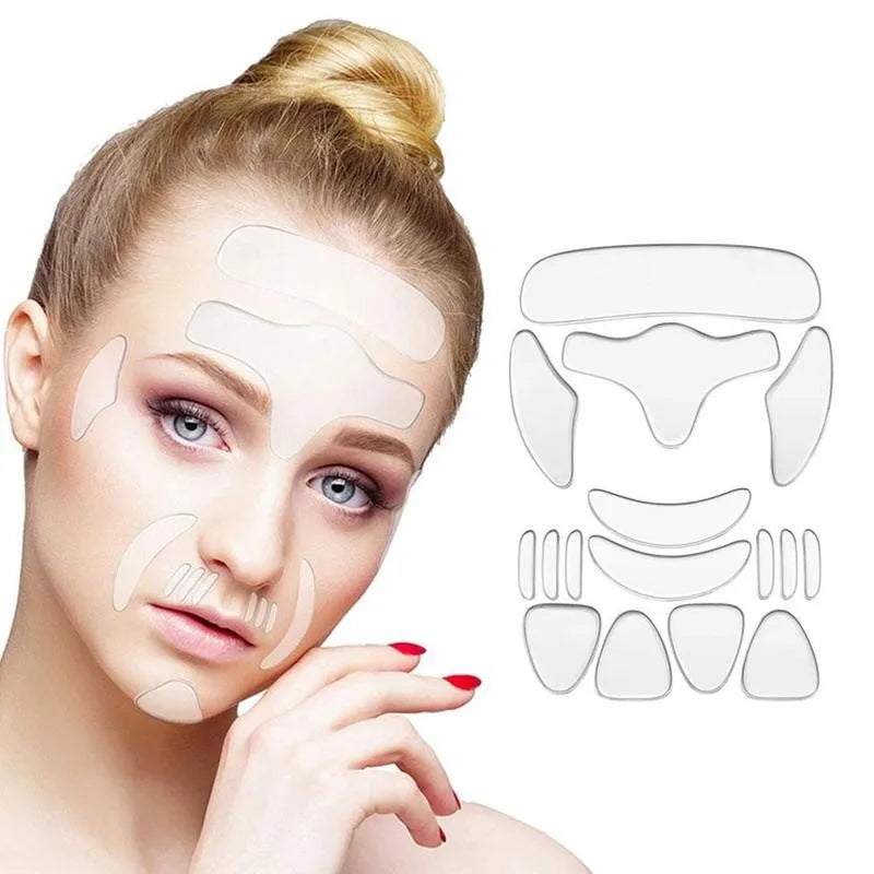 Reusable Silicone Patches Anti Rimpel Pads Wrinkle Removal Sticker