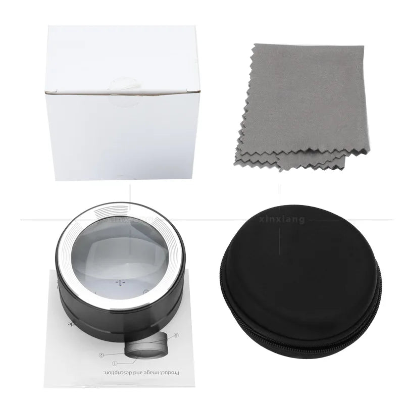 5x Desktop Magnifier – K9 Optical Glass Lens & Metal Stand