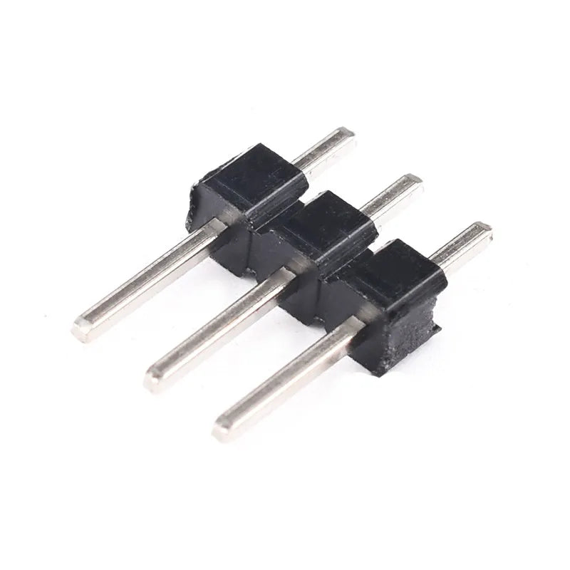 Gold Plating Single Row Male Pin Header 1x2P 3 4 5 6 8 10P 12 20