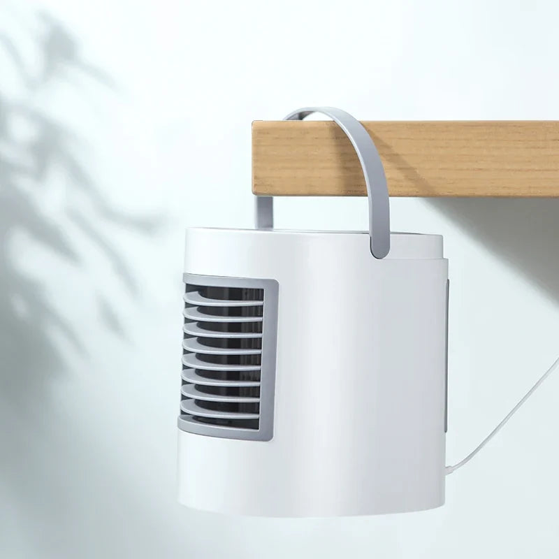 Portable USB Cooling Fan & Spray Humidifier – 380ml Tank
