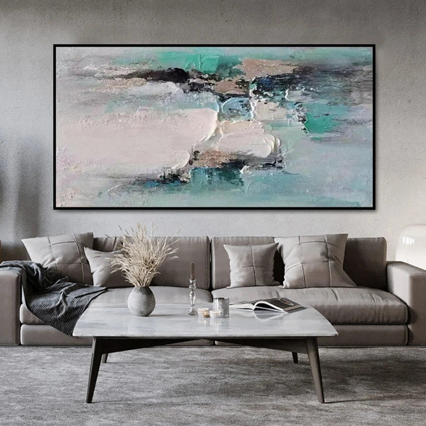 Handmade Abstract Oil Painting on Canvas | Modern Wall Art