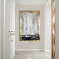 Hand-Painted Abstract Canvas Oil Painting | Textured Wall Art