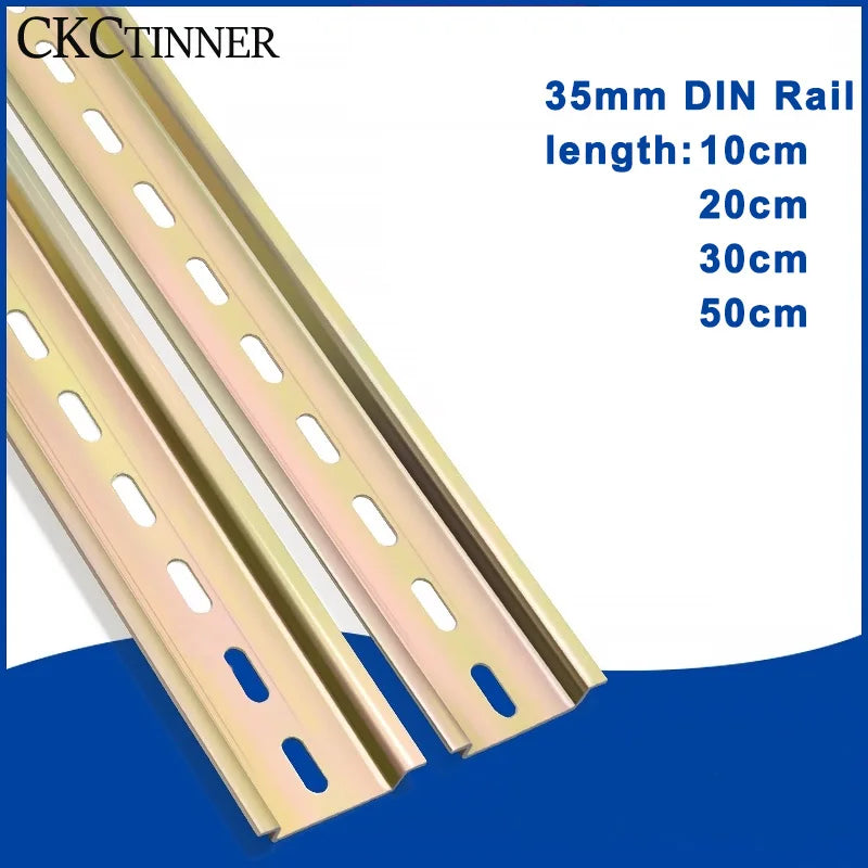 C45 DIN Rail 35mm x 7.5mm – Aluminum & Steel Guide Rail