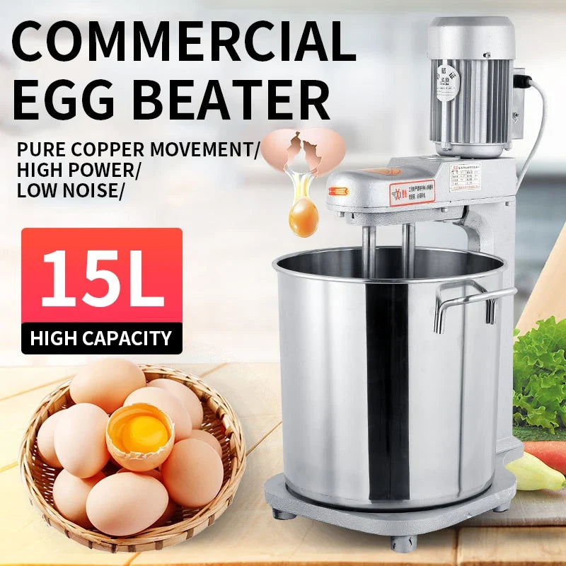 LZHZXY JD-15 15L Commercial Stand Mixer 200W | Stainless Steel