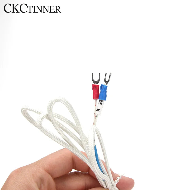 Type K PT100 Thermocouple Probe M12 200mm 0–600°C Sensor