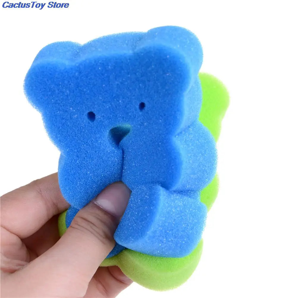 Baby Bath Sponge Brush – Soft Cartoon Body Scrub for Infants