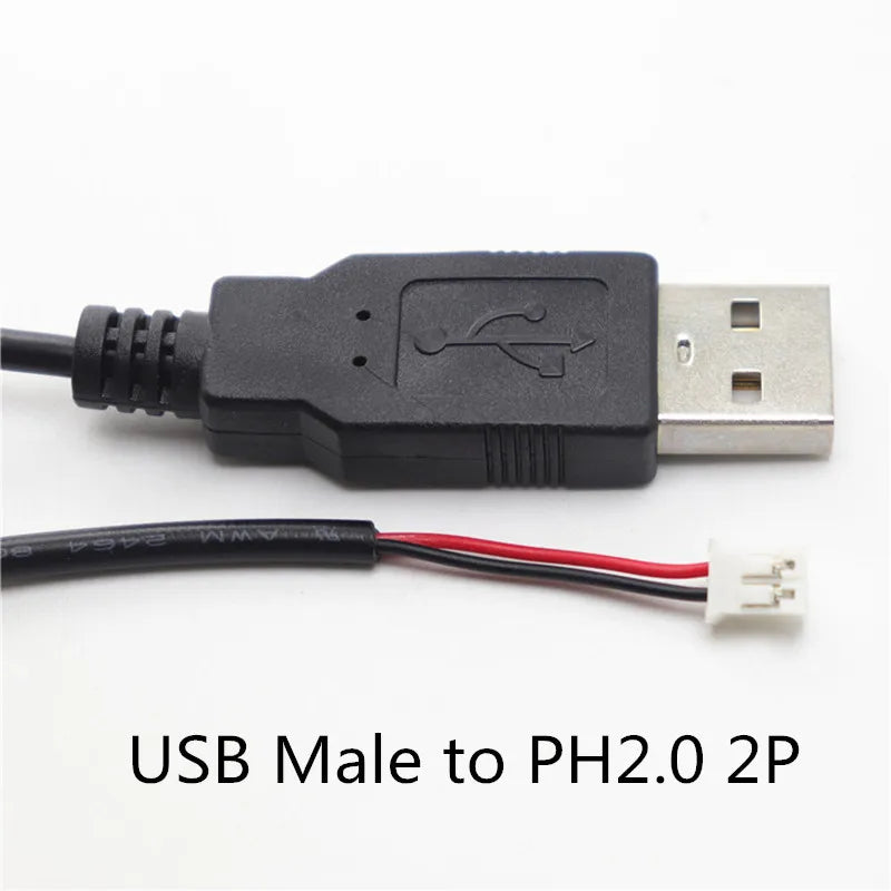 0 3m 5V USB Power Supply Cable XH2 54 PH2 Dupont 2P 4P Charger