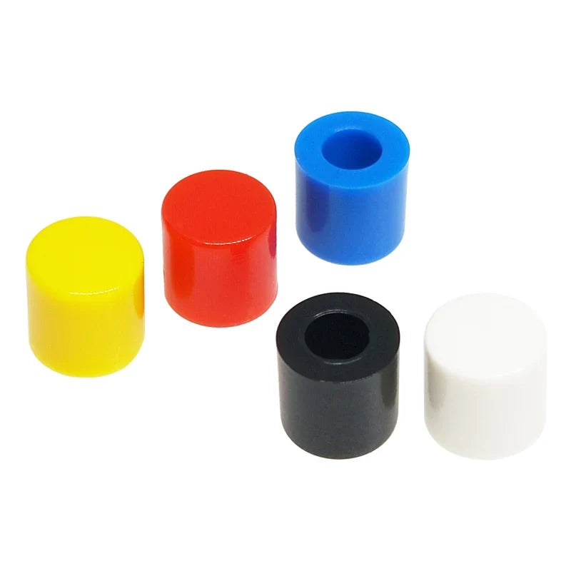100Pcs 6x6 Tactile Switch Key Caps A56 Multicolor – 3.2mm