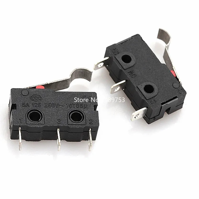 Mini Micro Limit Switch NO NC 3P Terminals SPDT 5A 125V 250V Roller