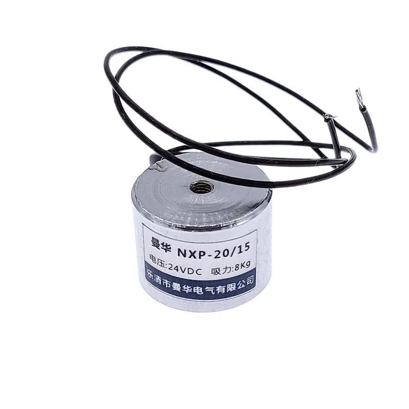 P20/15 Mini Electromagnet Solenoid 12V – 2.5KG 25N Holding Magnet