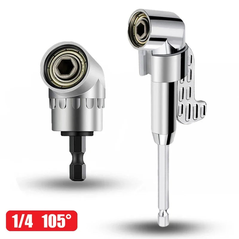 105 Degree Angle Screwdriver Holder Adapter Adjustable Bits Nozzles